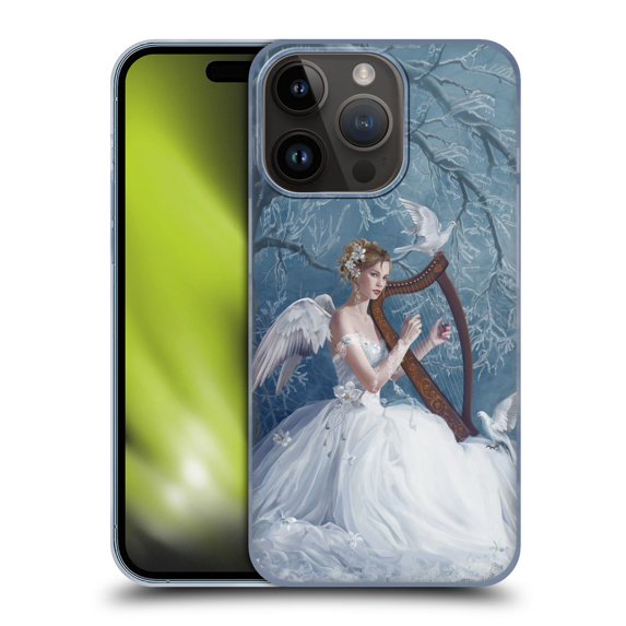 Head Case Designs Officially Licensed Nene Thomas Deep Forest Chorus Angel Harp And Dove Hard Back Case Compatible with Apple iPhone 15 Pro