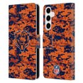 thumbnail image 1 of Head Case Designs NFL Chicago Bears Graphics Digital Camouflage Leather Book Wallet Case Cover For Samsung Galaxy S24+ 5G, 1 of 6