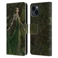 thumbnail image 1 of Head Case Designs Officially Licensed Nene Thomas Deep Forest Green Dragon Witch Of Fate Leather Book Wallet Case Cover Compatible with Apple iPhone 15, 1 of 6