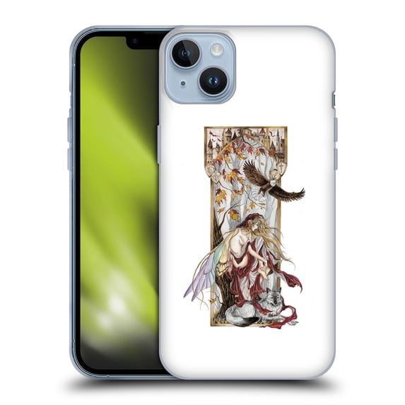 Head Case Designs Officially Licensed Nene Thomas Deep Forest Introspection Fairy Soft Gel Case Compatible with Apple iPhone 14 Plus