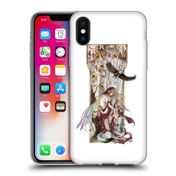 Head Case Designs Officially Licensed Nene Thomas Deep Forest Introspection Fairy Soft Gel Case Compatible with Apple iPhone X / iPhone XS