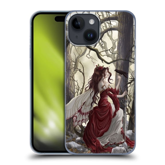 Head Case Designs Officially Licensed Nene Thomas Deep Forest Magic Fairy In Forest Raven Hard Back Case Compatible with Apple iPhone 15