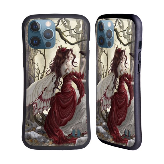 Head Case Designs Officially Licensed Nene Thomas Deep Forest Magic Fairy In Forest Raven Hybrid Case Compatible with Apple iPhone 13 Pro Max