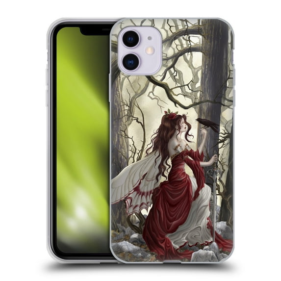 Head Case Designs Officially Licensed Nene Thomas Deep Forest Magic Fairy In Forest Raven Soft Gel Case Compatible with Apple iPhone 11