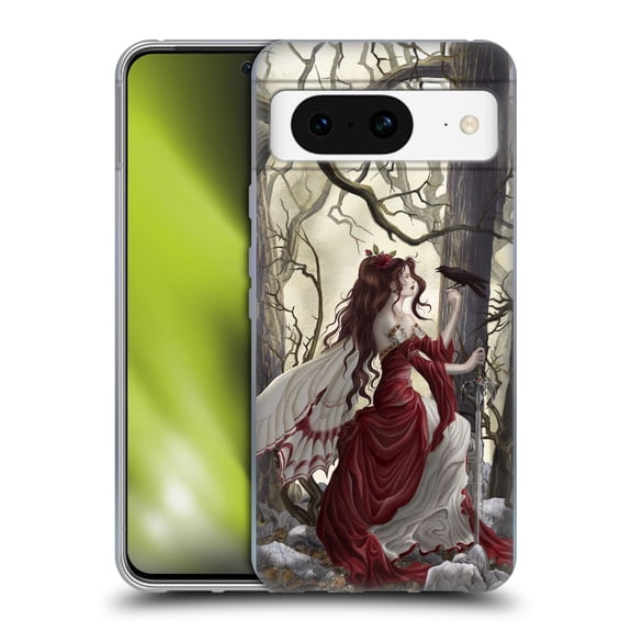 Head Case Designs Officially Licensed Nene Thomas Deep Forest Magic Fairy In Forest Raven Soft Gel Case Compatible with Google Pixel 8