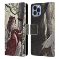 thumbnail image 1 of Head Case Designs Officially Licensed Nene Thomas Deep Forest Magic Fairy In Forest Raven Leather Book Wallet Case Cover Compatible with Apple iPhone 14, 1 of 6