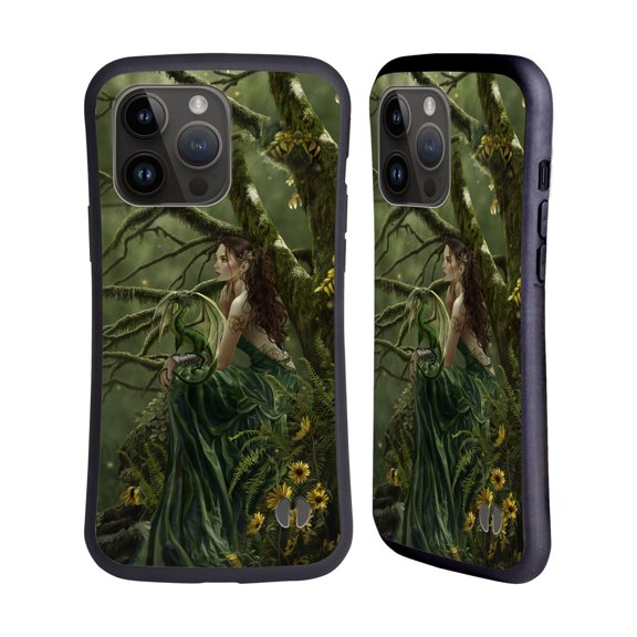 Head Case Designs Officially Licensed Nene Thomas Deep Forest Queen Fate Fairy with Dragon Hybrid Case Compatible with Apple iPhone 15 Pro Max
