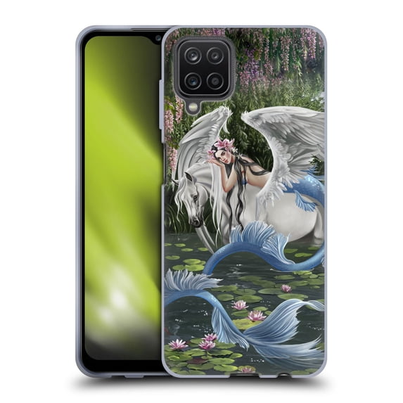 Head Case Designs Officially Licensed Nene Thomas Deep Forest Still Waters Mermaid & Pegasus Soft Gel Case Compatible with Samsung Galaxy A12 (2020)