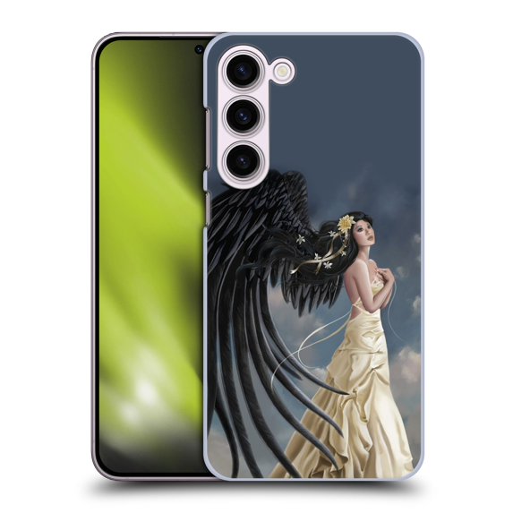 Head Case Designs Officially Licensed Nene Thomas Gothic Citrine Chrysanthemum Angel Hard Back Case Compatible with Samsung Galaxy S23+ 5G