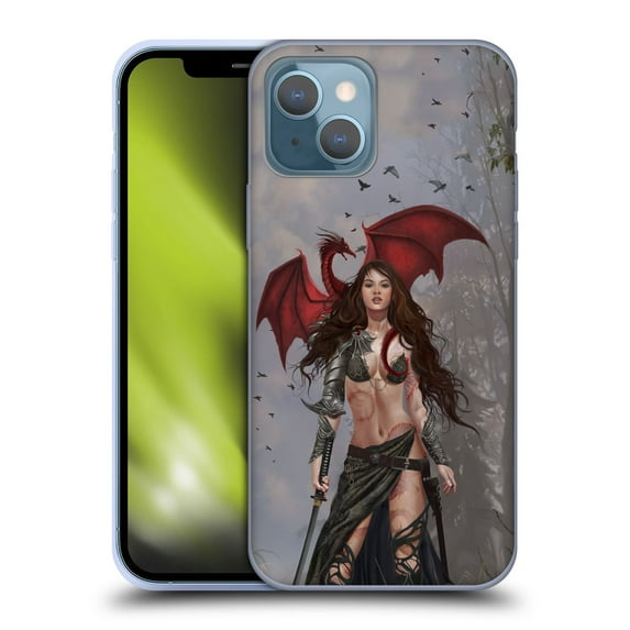 Head Case Designs Officially Licensed Nene Thomas Gothic Dragon Witch Warrior Sword Soft Gel Case Compatible with Apple iPhone 13
