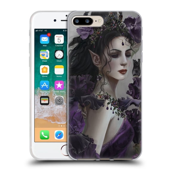 Head Case Designs Officially Licensed Nene Thomas Gothic Liriel Fairy Portrait Soft Gel Case Compatible with Apple iPhone 7 Plus / iPhone 8 Plus