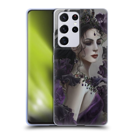 Head Case Designs Officially Licensed Nene Thomas Gothic Liriel Fairy Portrait Soft Gel Case Compatible with Samsung Galaxy S21 Ultra 5G