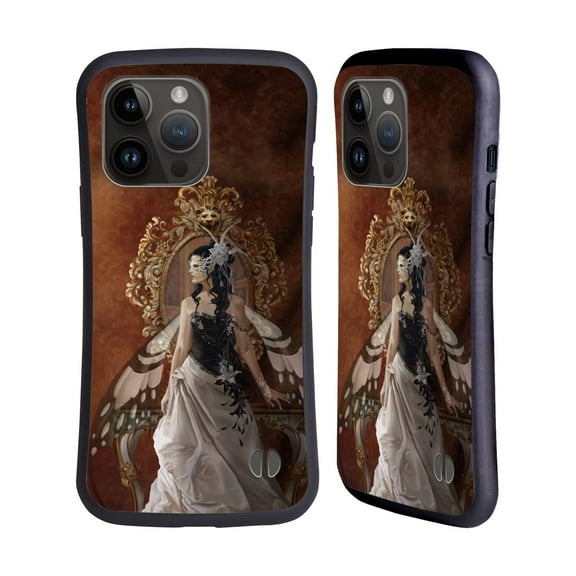 Head Case Designs Officially Licensed Nene Thomas Gothic Promises Wedding Dress Fairy Hybrid Case Compatible with Apple iPhone 15 Pro Max
