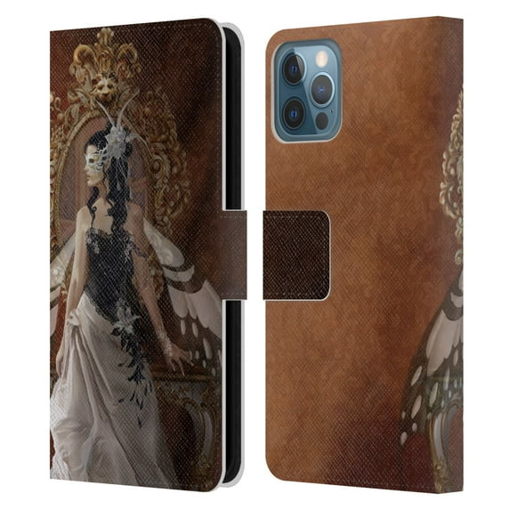 Head Case Designs Officially Licensed Nene Thomas Gothic Promises Wedding Dress Fairy Leather Book Wallet Case Cover Compatible with Apple iPhone 12 / iPhone 12 Pro