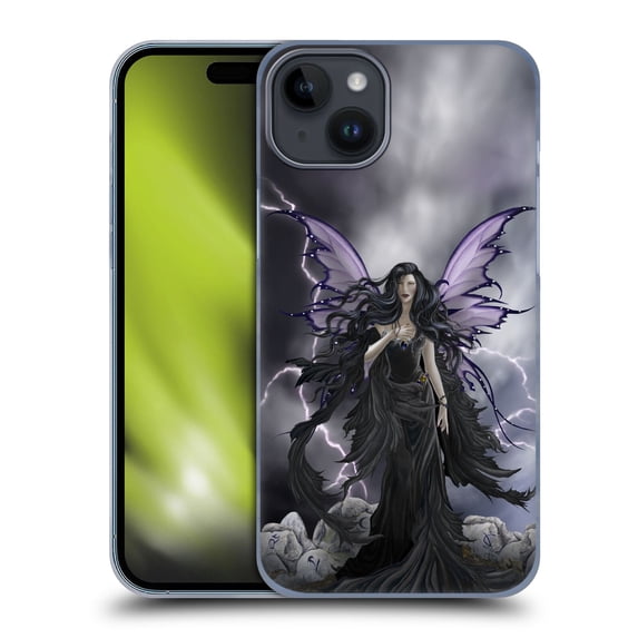Head Case Designs Officially Licensed Nene Thomas Gothic Storm Fairy with Lightning Hard Back Case Compatible with Apple iPhone 15 Plus