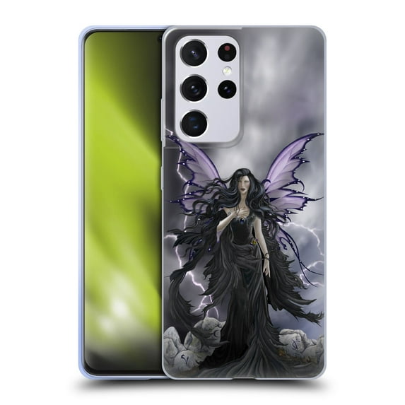 Head Case Designs Officially Licensed Nene Thomas Gothic Storm Fairy with Lightning Soft Gel Case Compatible with Samsung Galaxy S21 Ultra 5G