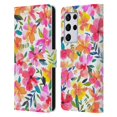 thumbnail image 1 of Head Case Designs Officially Licensed Ninola Floral Hibiscus Leather Book Wallet Case Cover Compatible with Samsung Galaxy S21 Ultra 5G, 1 of 6