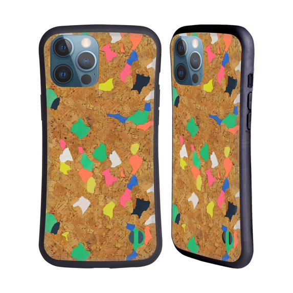 Head Case Designs Officially Licensed Ninola Modern 2 Colorful Hybrid Case Compatible with Apple iPhone 13 Pro Max