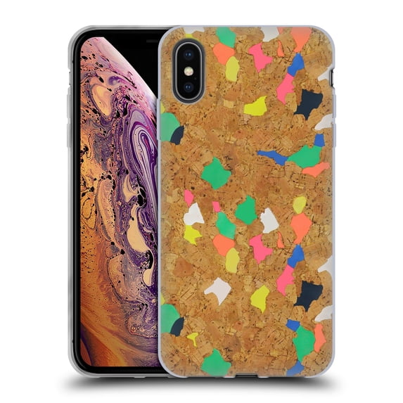 Head Case Designs Officially Licensed Ninola Modern 2 Colorful Soft Gel Case Compatible with Apple iPhone XS Max