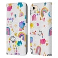 thumbnail image 1 of Head Case Designs Officially Licensed Ninola Watercolor Patterns Sky Kids Fantasy Leather Book Wallet Case Cover Compatible with Apple iPhone 7 / 8 / SE 2020 & 2022, 1 of 6