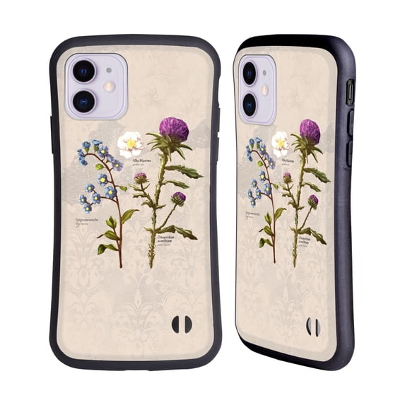Head Case Designs Officially Licensed Outlander Graphics Flowers Hybrid Case Compatible with Apple iPhone 11