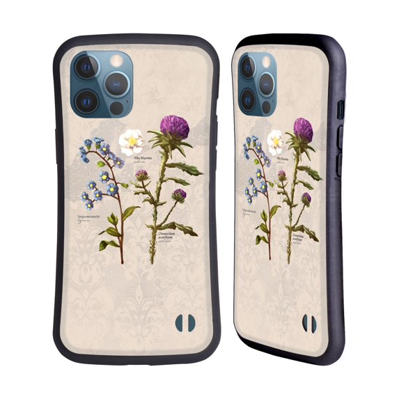 Head Case Designs Officially Licensed Outlander Graphics Flowers Hybrid Case Compatible with Apple iPhone 12 Pro Max