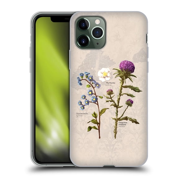 Head Case Designs Officially Licensed Outlander Graphics Flowers Soft Gel Case Compatible with Apple iPhone 11 Pro