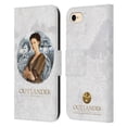 thumbnail image 1 of Head Case Designs Officially Licensed Outlander Portraits Claire, Jamie & Frank Leather Book Wallet Case Cover Compatible with Apple iPhone 7 / 8 / SE 2020 & 2022, 1 of 6