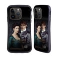 thumbnail image 1 of Head Case Designs Officially Licensed Outlander Portraits Claire & Jamie Hybrid Case Compatible with Apple iPhone 15 Pro, 1 of 7