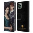 thumbnail image 1 of Head Case Designs Officially Licensed Outlander Portraits Claire & Jamie Leather Book Wallet Case Cover Compatible with Apple iPhone 11 Pro Max, 1 of 6