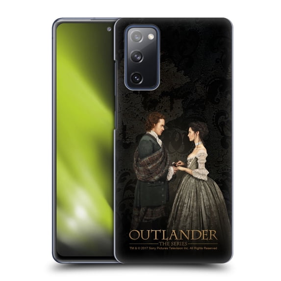 Head Case Designs Officially Licensed Outlander Portraits Claire & Jamie Painting Hard Back Case Compatible with Samsung Galaxy S20 FE / 5G