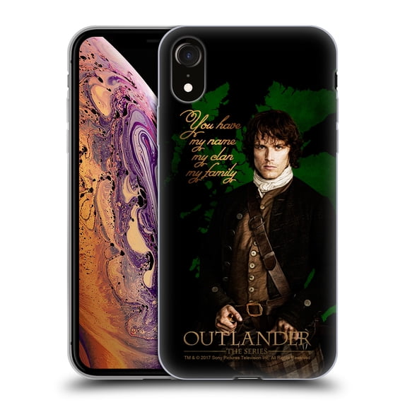 Head Case Designs Officially Licensed Outlander Portraits Jamie Soft Gel Case Compatible with Apple iPhone XR