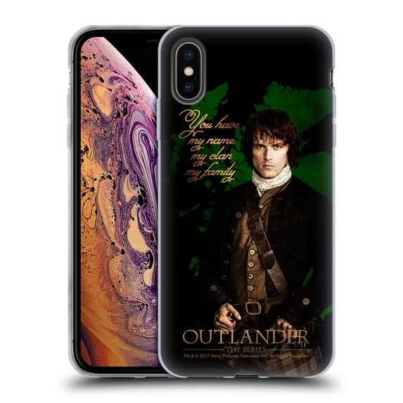 Head Case Designs Officially Licensed Outlander Portraits Jamie Soft Gel Case Compatible with Apple iPhone XS Max