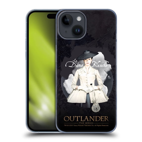 Head Case Designs Officially Licensed Outlander Portraits La Dame Blanche Hard Back Case Compatible with Apple iPhone 15