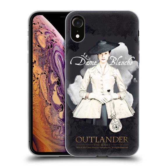Head Case Designs Officially Licensed Outlander Portraits La Dame Blanche Soft Gel Case Compatible with Apple iPhone XR