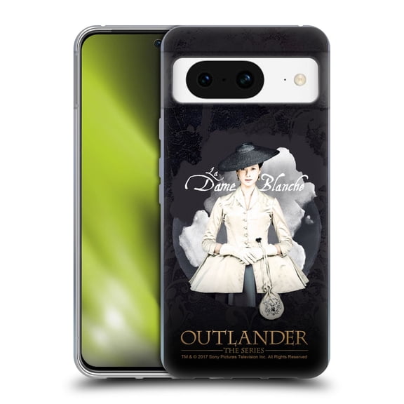 Head Case Designs Officially Licensed Outlander Portraits La Dame Blanche Soft Gel Case Compatible with Google Pixel 8