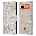 thumbnail image 1 of Head Case Designs Officially Licensed Outlander Seals And Icons Map Leather Book Wallet Case Cover Compatible with Google Pixel 7a, 1 of 6