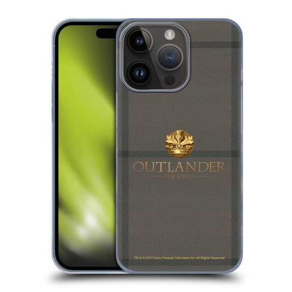 Head Case Designs Officially Licensed Outlander Tartans Craigh Na Dun Hard Back Case Compatible with Apple iPhone 15 Pro