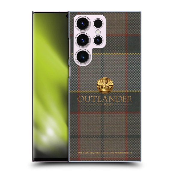 Head Case Designs Officially Licensed Outlander Tartans Fraser Hard Back Case Compatible with Samsung Galaxy S23 Ultra 5G