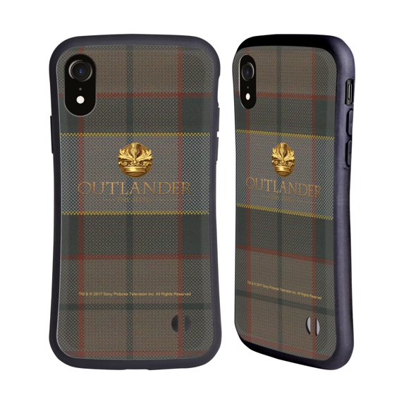 Head Case Designs Officially Licensed Outlander Tartans Fraser Hybrid Case Compatible with Apple iPhone XR