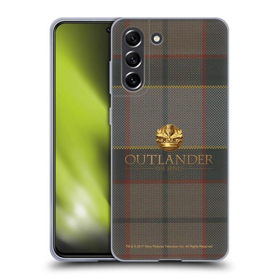 Head Case Designs Officially Licensed Outlander Tartans Fraser Soft Gel Case Compatible with Samsung Galaxy S21 FE 5G
