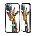 thumbnail image 1 of Head Case Designs Officially Licensed P.D. Moreno Animals Giraffe Hybrid Case Compatible with Apple iPhone 13 Pro Max, 1 of 7
