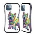 thumbnail image 1 of Head Case Designs Officially Licensed P.D. Moreno Animals II Marvin The Westie Dog Hybrid Case Compatible with Apple iPhone 13, 1 of 7