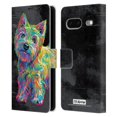 thumbnail image 1 of Head Case Designs Officially Licensed P.D. Moreno Animals II Marvin The Westie Dog Leather Book Wallet Case Cover Compatible with Google Pixel 7, 1 of 6