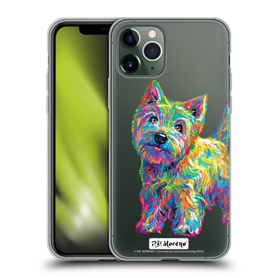 Head Case Designs Officially Licensed P.D. Moreno Animals II Marvin The Westie Dog Soft Gel Case Compatible with Apple iPhone 11 Pro