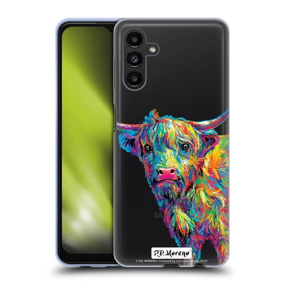 Head Case Designs Officially Licensed P.D. Moreno Animals II Reuben The Highland Cow Soft Gel Case Compatible with Samsung Galaxy A13 5G (2021)