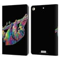 thumbnail image 1 of Head Case Designs Officially Licensed P.D. Moreno Animals Sloth Leather Book Wallet Case Cover Compatible with Apple iPad 9.7 2017 / iPad 9.7 2018, 1 of 6