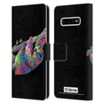 thumbnail image 1 of Head Case Designs Officially Licensed P.D. Moreno Animals Sloth Leather Book Wallet Case Cover Compatible with Samsung Galaxy S10+ / S10 Plus, 1 of 6