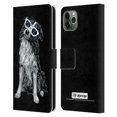 thumbnail image 1 of Head Case Designs Officially Licensed P.D. Moreno Black And White Dogs Border Collie Leather Book Wallet Case Cover Compatible with Apple iPhone 11 Pro Max, 1 of 6