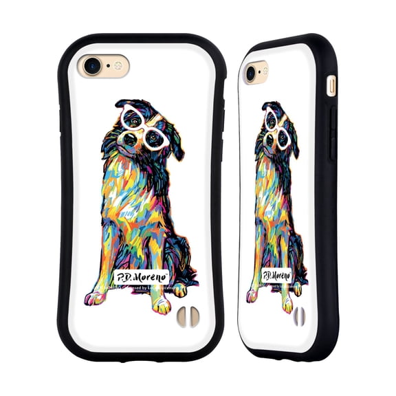 Head Case Designs Officially Licensed P.D. Moreno Dogs Border Collie Hybrid Case Compatible with Apple iPhone 7 / 8 / SE 2020 & 2022